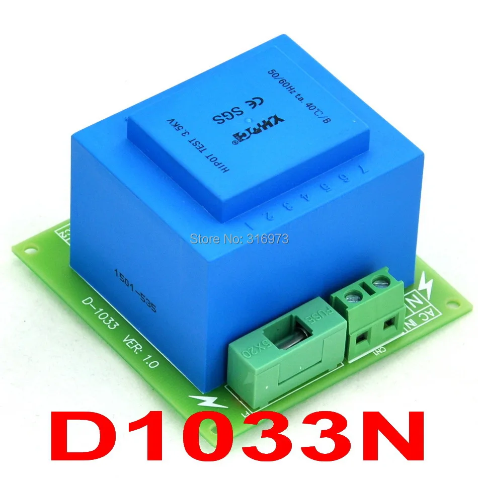 Основной 230VAC среднего 9VAC 20VA Мощность трансформатор модуль D-1033/N AC9V | Электронные