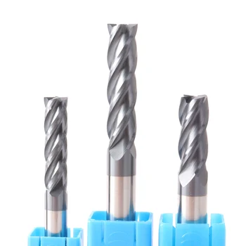 

Cnc Alloy Carbide Milling Cutter End Mill Cutting HRC50 4 Flute Freze ucu 1mm 2mm 3mm 4mm 5mm 6mm 8mm 10mm 12mm Milling Tools