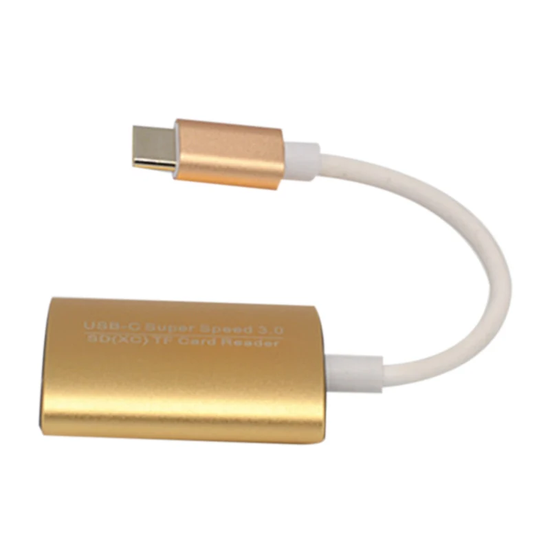 Алюминиевый сплав высокая скорость 3,0 кардридер для Macbook Usb 3.1Type-C до 3.0Sd/Tf кардридер