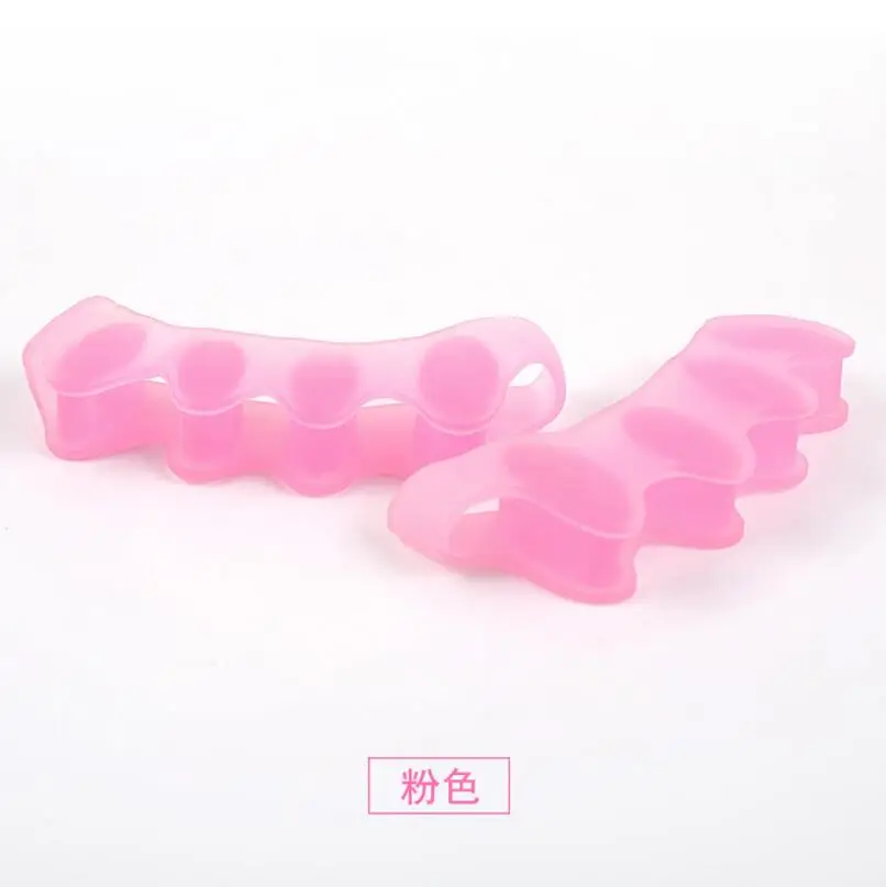Cuidados com os Pés Atacado Pares Lote Separador Toe Straightener Corrector Silicone Gel Espalhador 200 - 15 Instrumento cuidados c/ pés