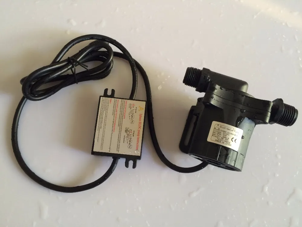 

24Vdc Micro Solar Circulation Pump 50F-24150S 1560LPH 15M 100C Brushless DC 86.4W For Water cooling circulation system