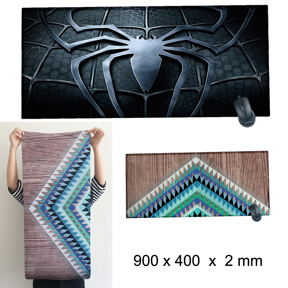 Viviration Desk Mat Soft Rubber Locked Edge Large 90*40cm Mousepad Gaming Pads For Trackball Laser Optical Mice Fr Keyboard Desk