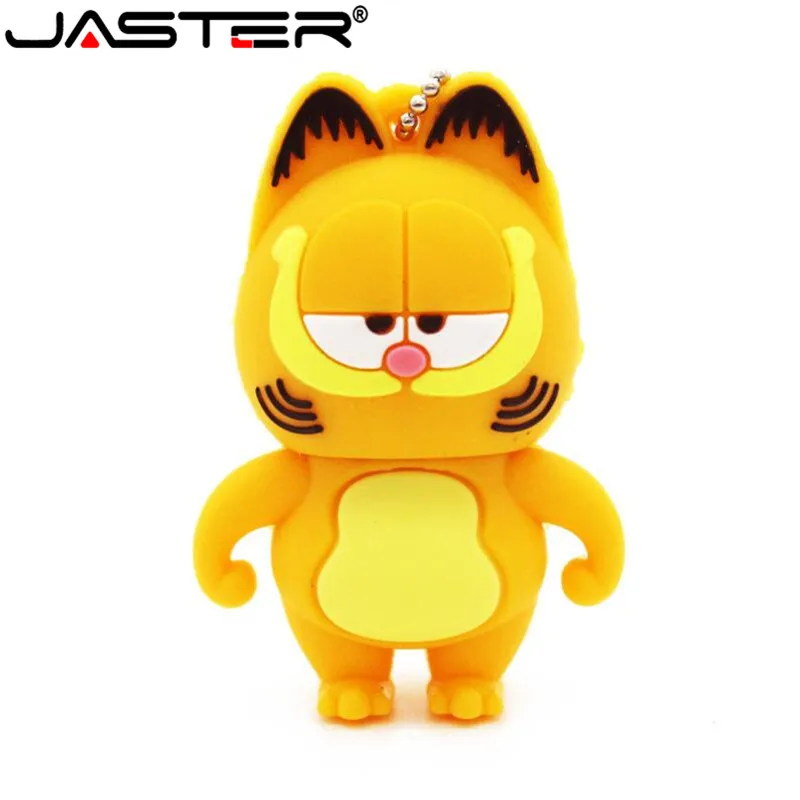 USB флеш память JASTER Mini Garfield Series Pendriver2.0 4 ГБ 8 16 32 64 ГБ|USB флэш-накопители| |