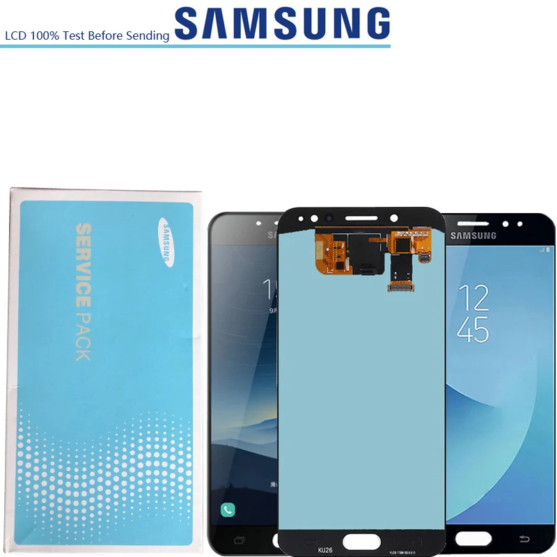

5.5'' ORIGINAL SUPER Amoled LCD Display for SAMSUNG Galaxy C8 LCD C7 2017 C710F/DS C7100 LCD Touch Screen Digitizer Assembly