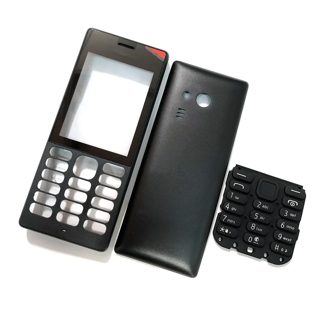 

Front Middle Frame Back cover Battery Cover For Nokia 150 Full Housing Cover Case With English Keypad