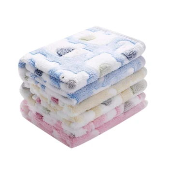 

1 Pack 3 Blankets Super Soft Fluffy Premium Coral Fleece Pet Blanket Flannel Throw For Dog Puppy Cat