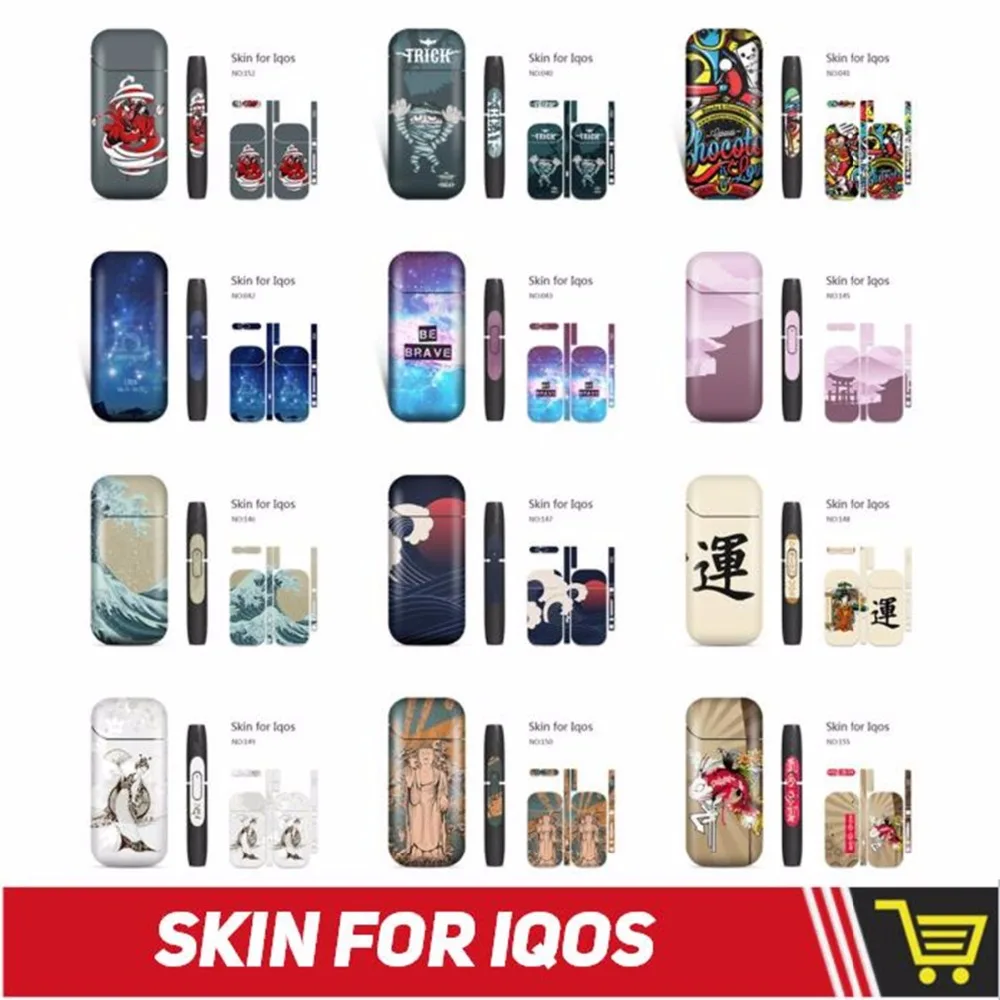 

Keepred Carbon Fiber Printing Sticker Skin For IQOS 2.4 IQOS 2.4 Plus Sticker Case Sleeve Antidust Decorative Protective Cover