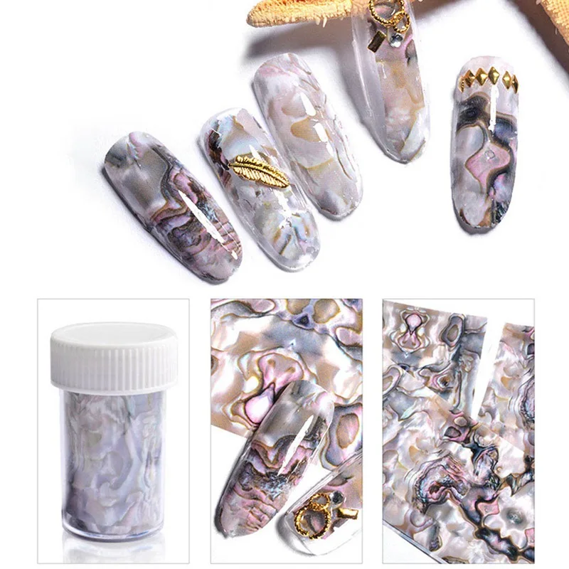 

Nail Art Gradient Thread Shell Star Paper 120*4cm-picture Color