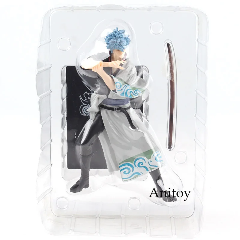 Серебряная Душа гинтама фигура Banpresto DX Vol.1 Sakata Gintoki ПВХ Фигурки Коллекционная модель игрушки 17 см