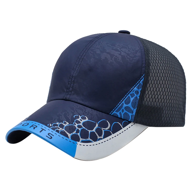 الرجال الصيف الجري الرياضة قبعة شبكة بلغت ذروتها كاب تنفس عالية الجودة المشي الرياضية حماية قبعة
