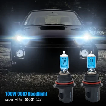 

2X 9007 HB5 Xenon HID Headlight High/Low Beam Halogen Bulbs 5000K 100W #9710