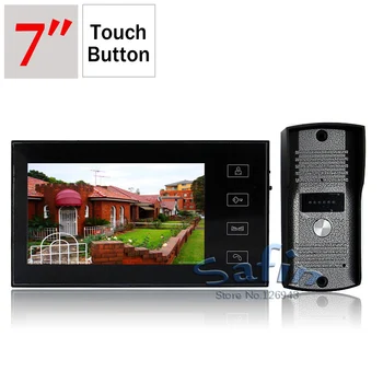 

DP-766 7inch video door phone intercom system 700tvl outdoor unit camera touch button monitor