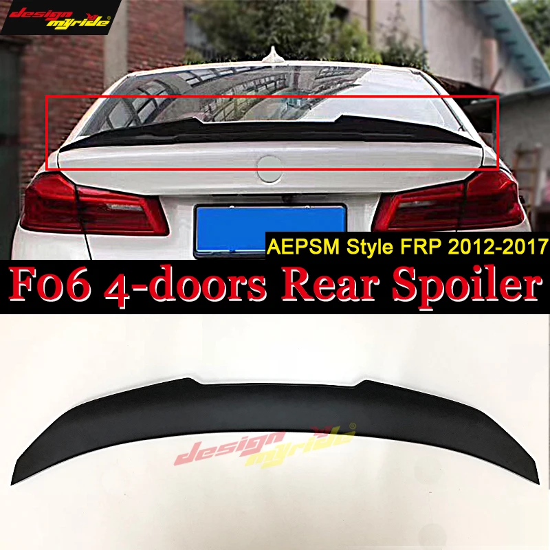 Для BMW 6 серии F06 4-дверный задний багажник спойлер крышка Duckbill крыло FRP