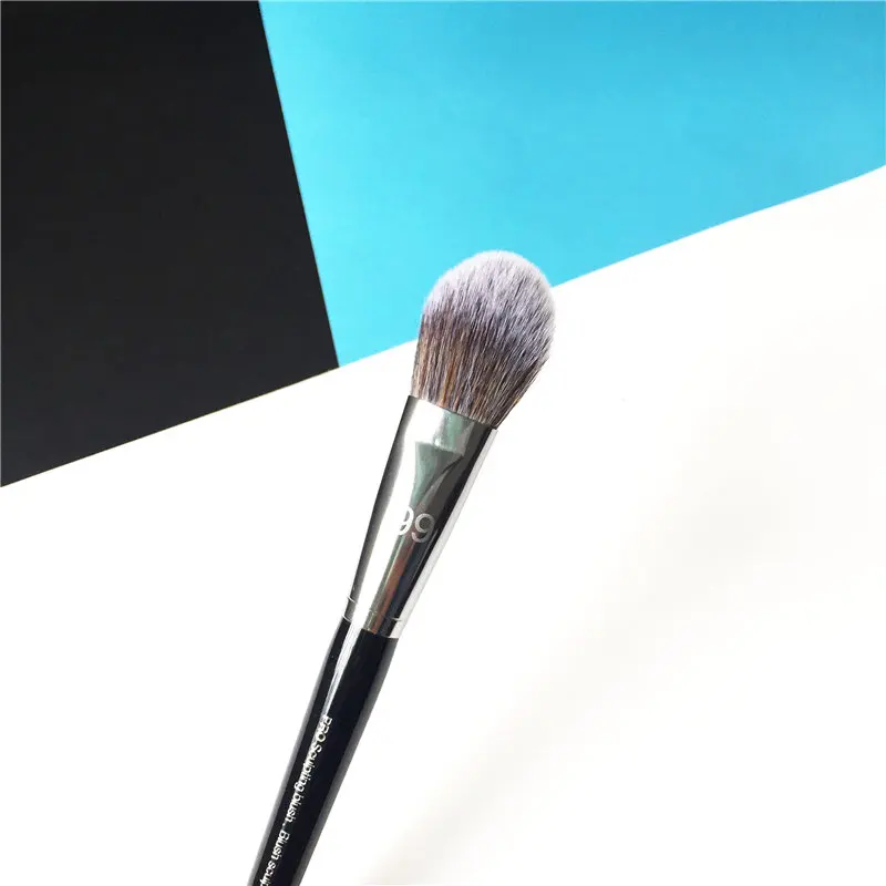 Pro Sculpting Blush Brush#99- Spade-Like Head for Contouring Blushing powders and Liquids- Beauty Makeup Blending Tool