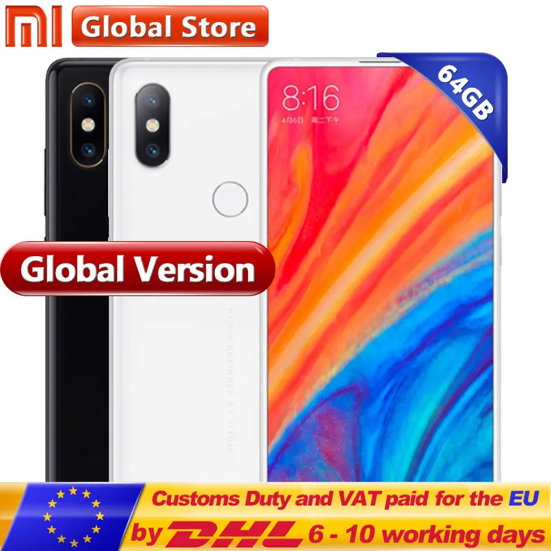 Global Version Xiaomi Mi Mix 6gb 64gb Smartphone 845 Octa Core 5.99" Full Screen Nfc Wireless Charging - Mobile Phones AliExpress