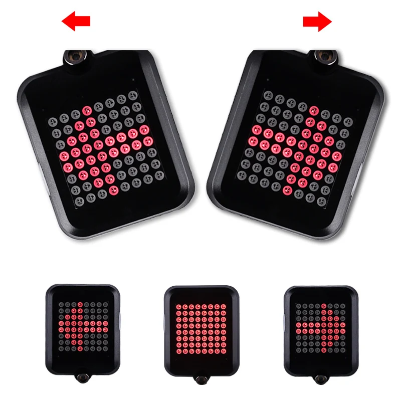 

Bicycle Light Automatic Direction Indicator Taillight USB Charging MTB Bike Safety Warning Novelty Light