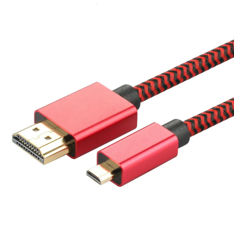

Micro HDMI to HDMI Adapter Cable Male to Male Supports 4K 60Hz, 3D, Ethernet, Audio Return Compatible for GoPro Hero 7 6 Hero 5