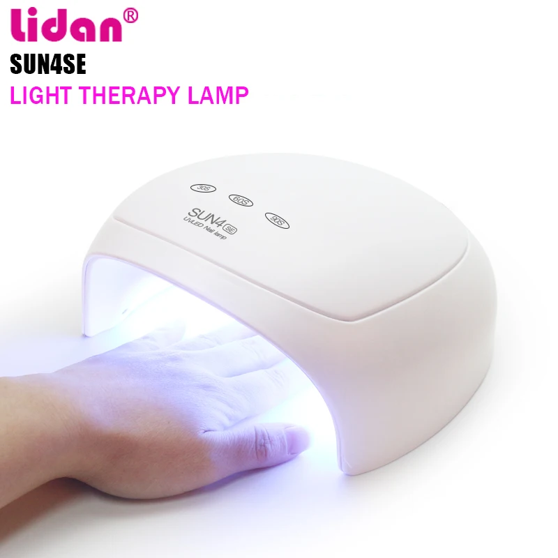 

LIDAN SUN 4SE 36W Drying Nail Dryer Manicure 12 Beads UV LED Lamp Dual Light Source Timing Invisible Display Infrared Sensor