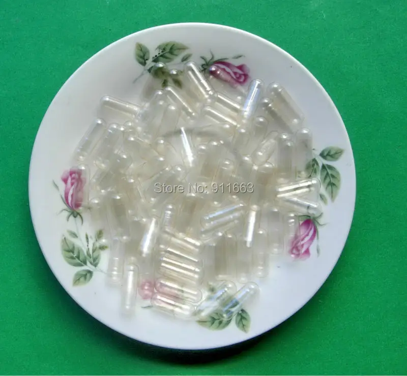 

1# 100pcs,clear-clear vegetarian empty capsules sizes 1,(closed or seperated capsules available!)