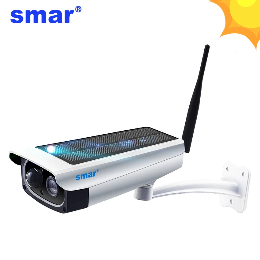 1080P Солнечная камера наружная Водонепроницаемая безопасности 2 МП Wi Fi