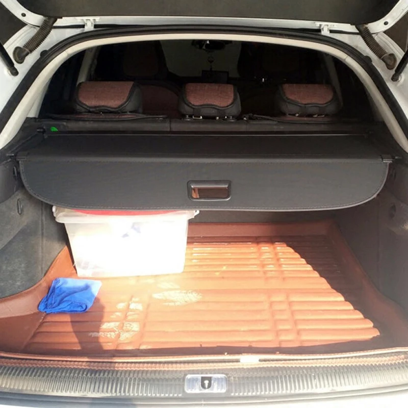 Черные Аксессуары задний багажник выдвижной грузовой багаж крышка 1 комплект Подходит для Audi Q3 2013