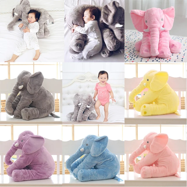 1pc 40/80cm Large Elephant Toys Stuffed Animals Plush Toys Baby Plush Doll Infant Toys Children Gift Drop Shipping 1