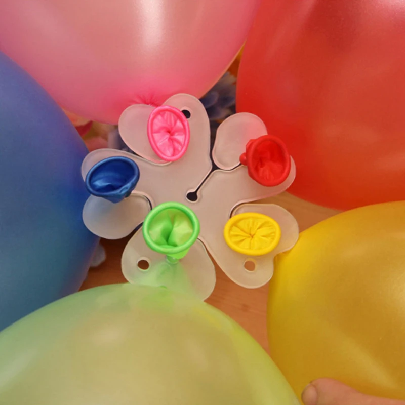 Новинка, 10 шт., Цветочные шары, декоративные аксессуары, зажим сливы, практичный, для дня рождения, свадьбы, вечеринки, пластиковый зажим, глобус, воздушный шар
