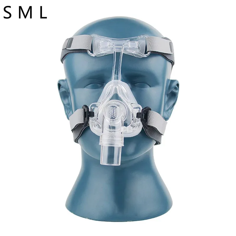 

CPAP Mask Nasal Mask NM2 With Adjustable Strap Headgear Breathing Masks For Sleep Apnea Nasal Anti Snoring Treatment S/M/L Size
