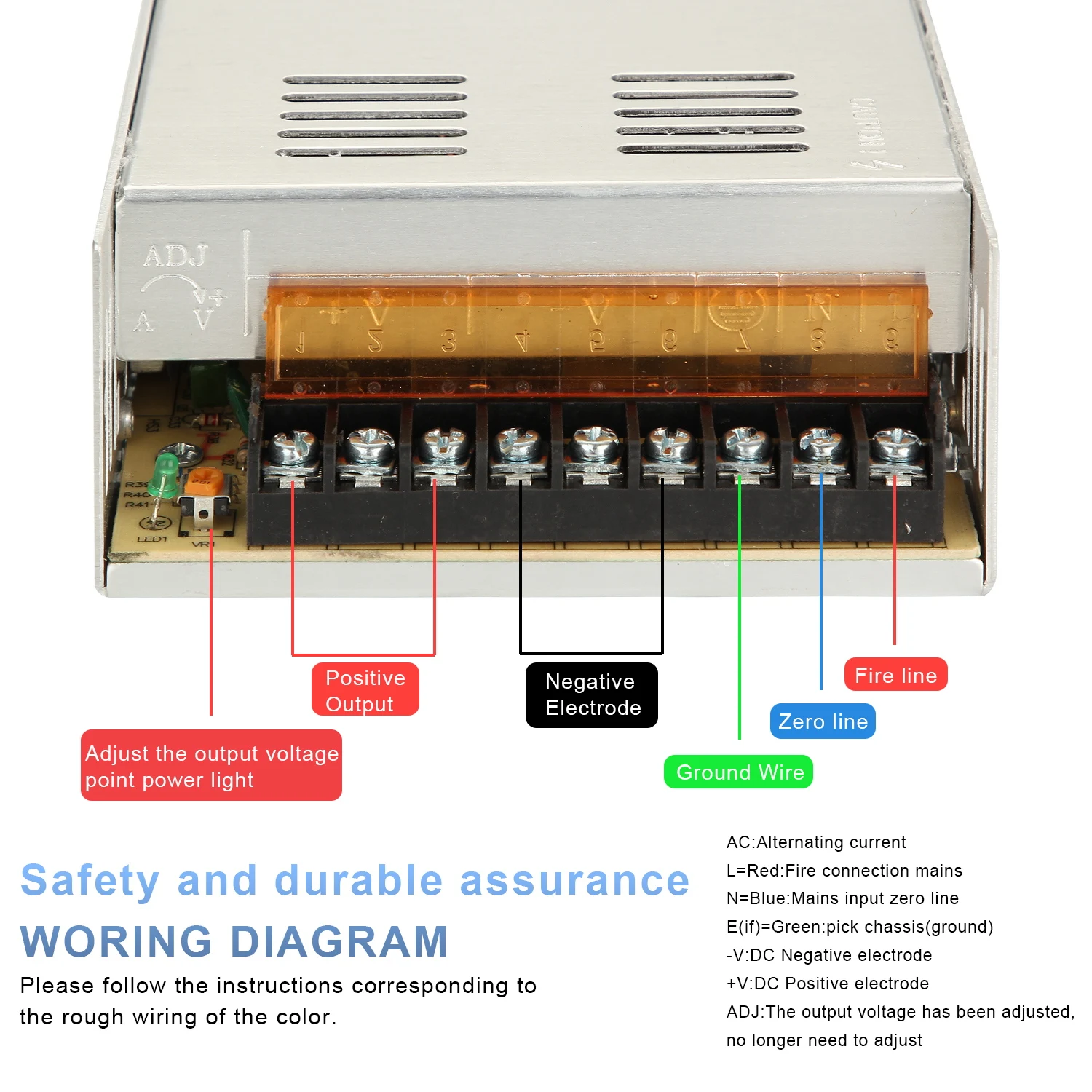 24 w-360 w 12V 2A-30A светодиодный промышленное оборудование импульсный источник питания многофункциональные аксессуары для питания