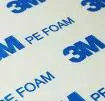3M 1600T PE пенопластовая двухсторонняя лента белый цвет акриловая квадратная