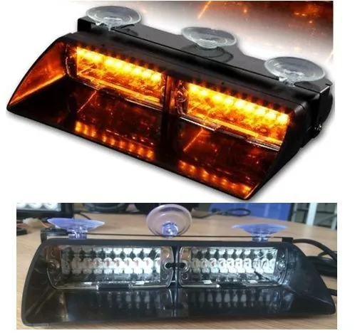 

Super Brightness 16 Pcs LED Warning Light Police Flashing Intimidator LED Dash Light Strobe Light Warning Lightbar