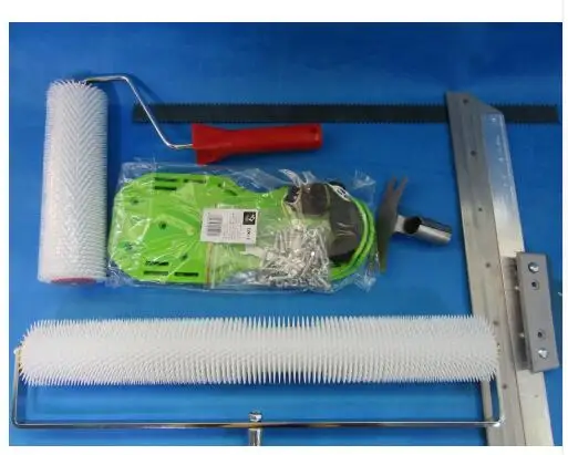 Cement-Self-leveling-Kit-Epoxy-Floor-Paint-Roller-Blade-Spike-Construction-Tool-fast-shipping