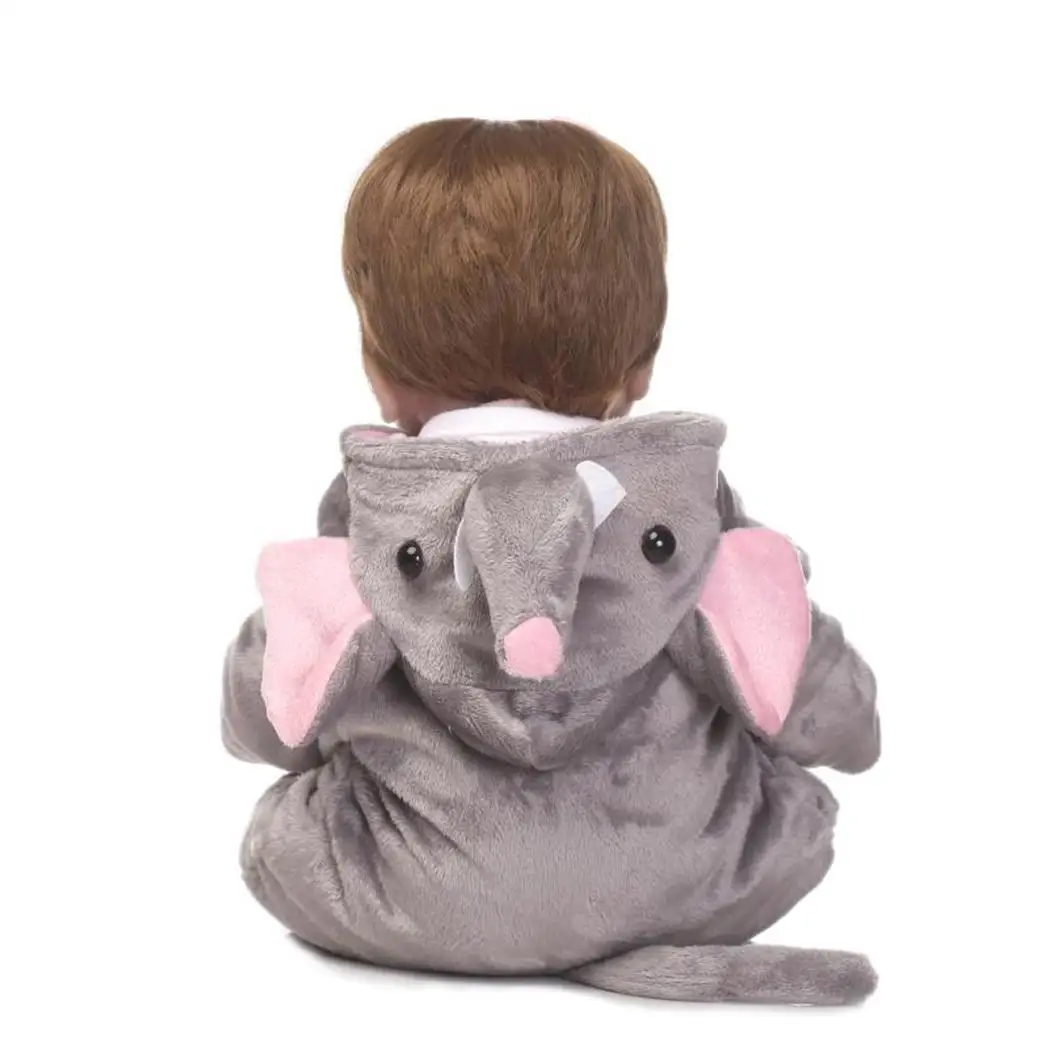 Игрушки Baby de Best Girl для силикона Bebe слон подарки игрушки boneca Кукла Reborn кукла