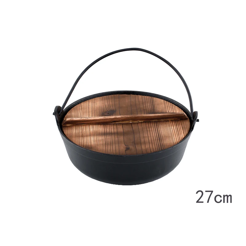 Японская чугунная кастрюля, маленький горшок, специальное предложение, ручная работа, японская кастрюля, wok panela, 27 см