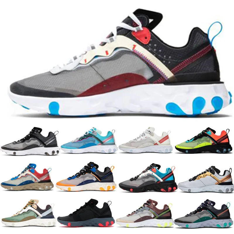 

New React Element 87 Undercover X S0UTH Coming soon running shoes men designer sports shoes lightweight bone sneakers shoes