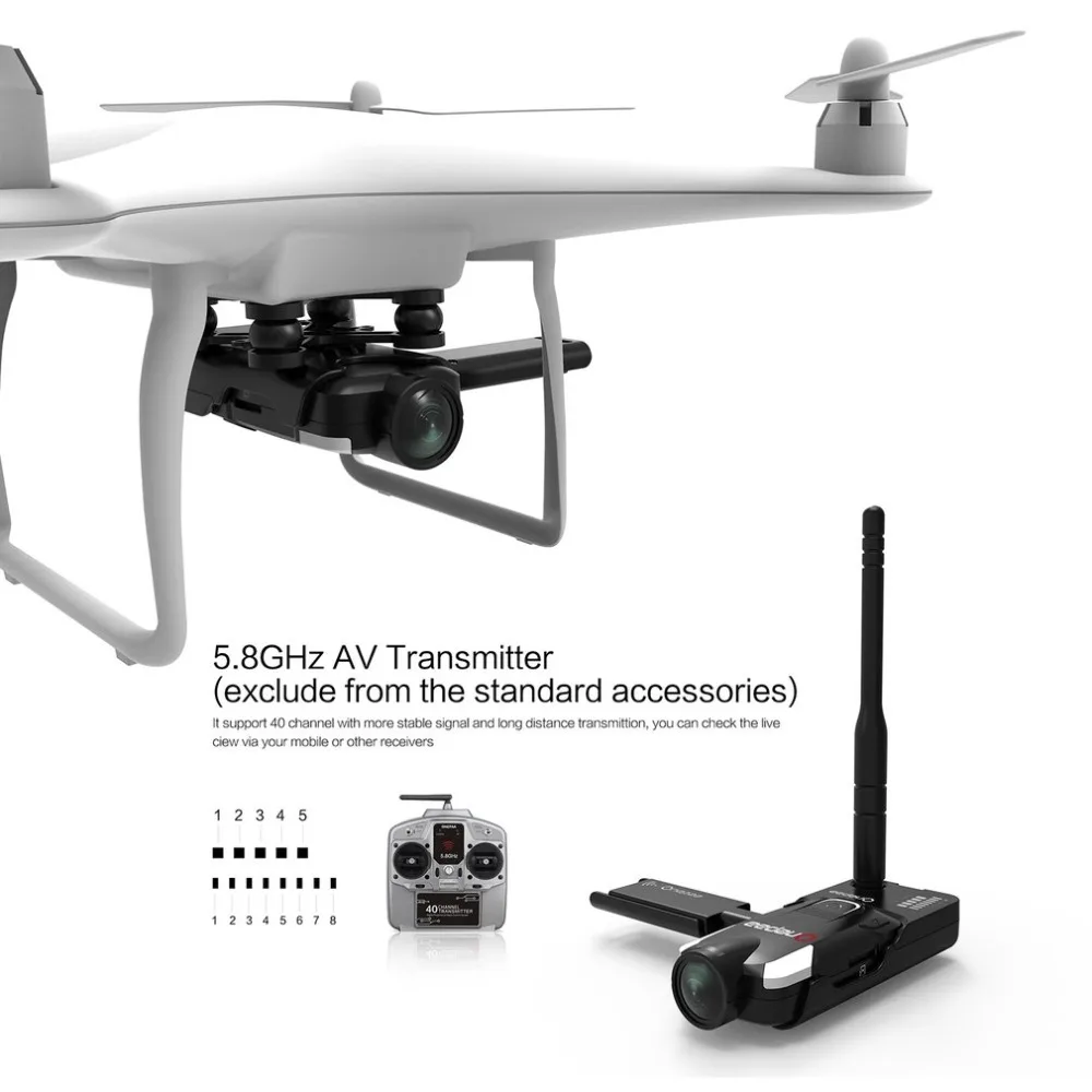 

HD DV Camera X2000 NTK96660 Action Camera Kit Set Sport DV 2K Ultra HD FPV Camera Low Latency Wide Angle 5.8GHZ WIFI Connect