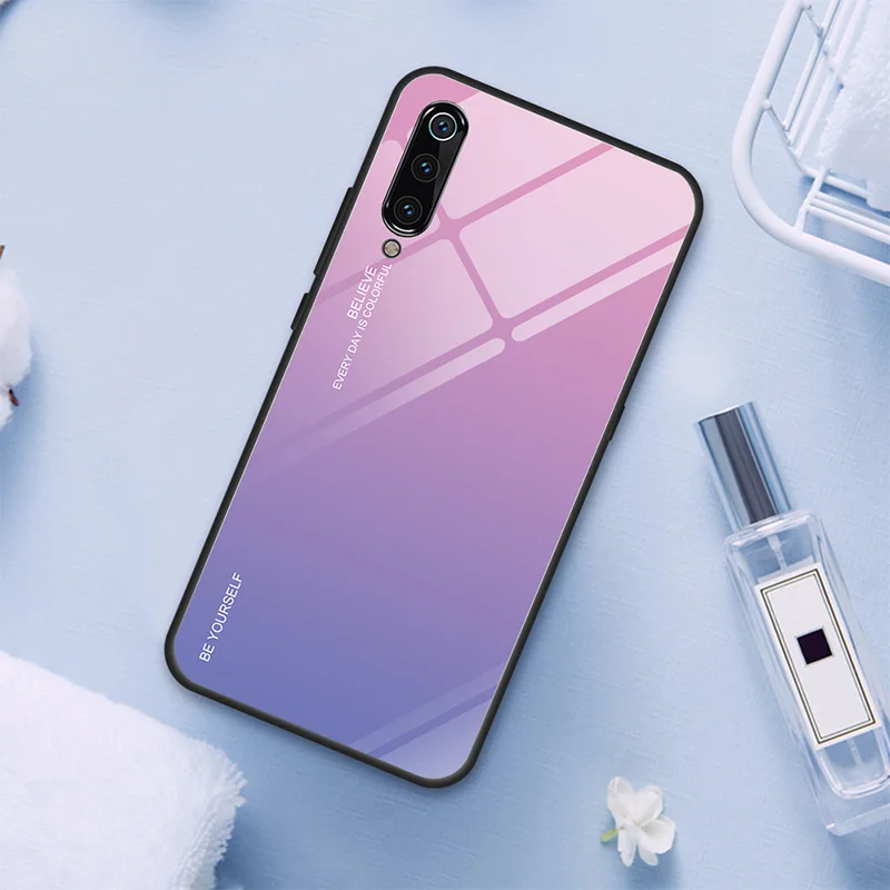 Для Xiao mi Red mi Note 7 6 Pro 6A 5 Plus защитный чехол для Xiao mi K20 Pro цветной градиентный задний Чехол для телефона mi x 3 2S