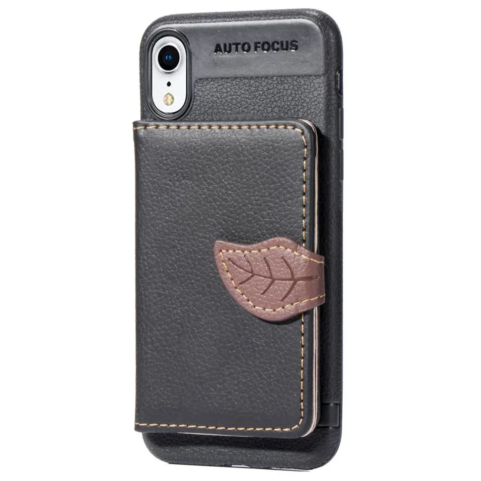 

Luxury Wallet Phone Back Case Cover For apple iphone X XR Xs Max 8 7 6 6S Plus Photo Frame Card Slot Stand Capa Brand New DP05E