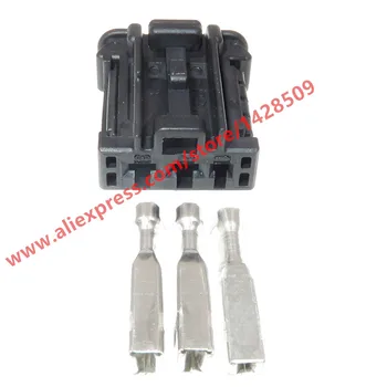 

10 Sets 3 Pin Electrical Auto Plug Automotive Wiring Harness Female Connector For Peugeot Citroen
