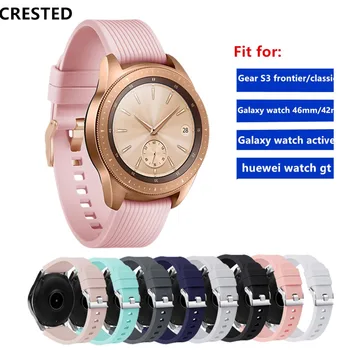 

Gear S3 Frontier strap For Samsung Galaxy Watch 46mm/active amazfit bip/gtr 47mm strap 22mmwatch band huawei watch gt strap