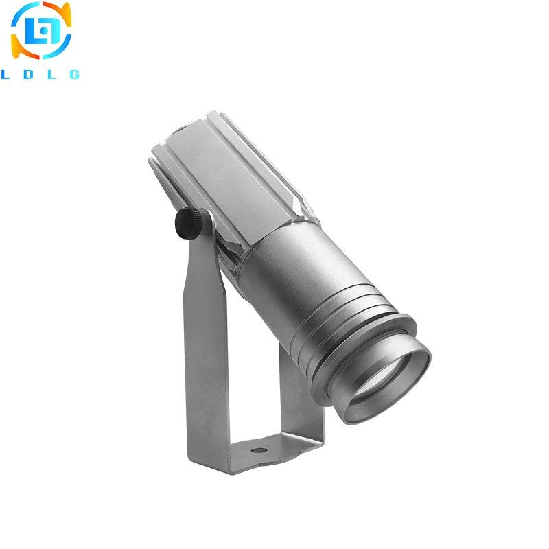 

Small Casing 20W Rotary LED Gobo Projector Advertising Light Indoor Custom Image Rotary 20W LED Logo Projector Light with Gobo