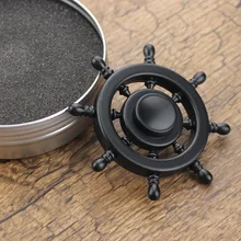 Спиннер для пальцев Спиннер ручной Спиннер латунный Спиннер поставляется с металлической коробкой руля антистресс игрушки