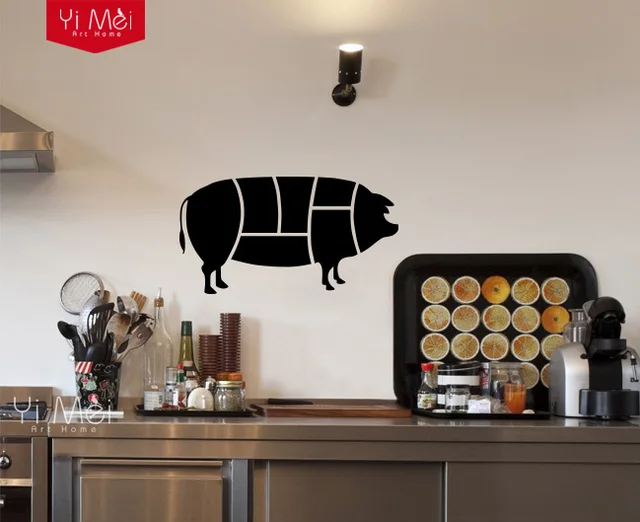 Best Quality Piggy Pig Pork Chop Butcher Wallpaper Decal Wall Sticker for Kitchen or Dining Room Chalkboard Sticker 45cmX80cm Free Shipping Best Quality Piggy Pig Pork Chop Butcher Wallpaper Decal Wall Sticker for Kitchen or Dining Room Chalkboard Sticker 45cmX80cm Free Shipping