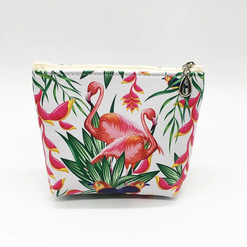 M272 2017 Creative Women Purses Digital Printing Flamingo Series 6