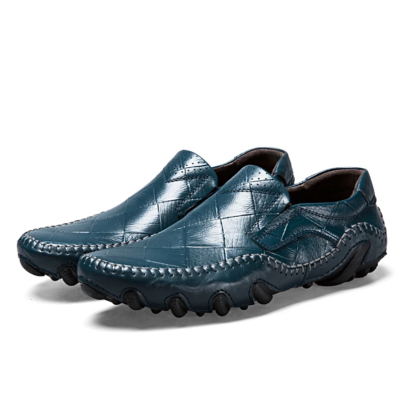 Размеры 38-46; модные мужские лоферы в классическом стиле; мужская повседневная обувь из натуральной кожи; Мужская обувь; уличная мужская обувь на плоской подошве; Мокасины