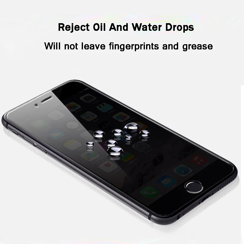 Coverage Screen Privacy Glass For iPhone 7 Plus X Tempered Glass Full Cover On Apple Phone For iPhone 6 6s 8 Plus 5 Protect Film (4)