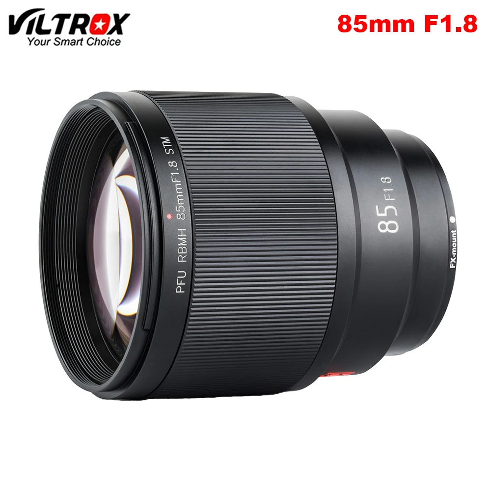 VILTROX 85 мм F1.8 STM автофокусом объектив с фиксированным фокусным расстоянием Полнокадровый для sony Emount для ЖК-дисплея с подсветкой Fujifilm X-mount Камера X-T2 X-T3 X-T30 X-Pro2