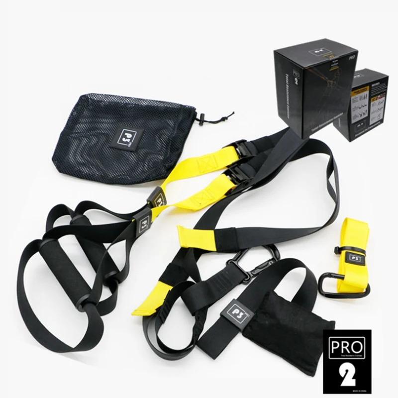 Resistance Bands Hanging belt Sport Gym workout Fitness Suspension