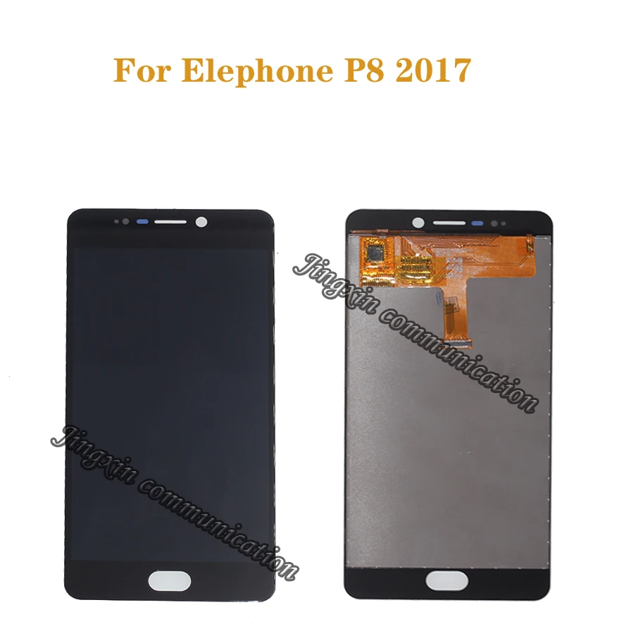 

100% brand new black for elephone P8 2017 LCD + touch screen digitizer component replacement for Elephone P8 2017 display