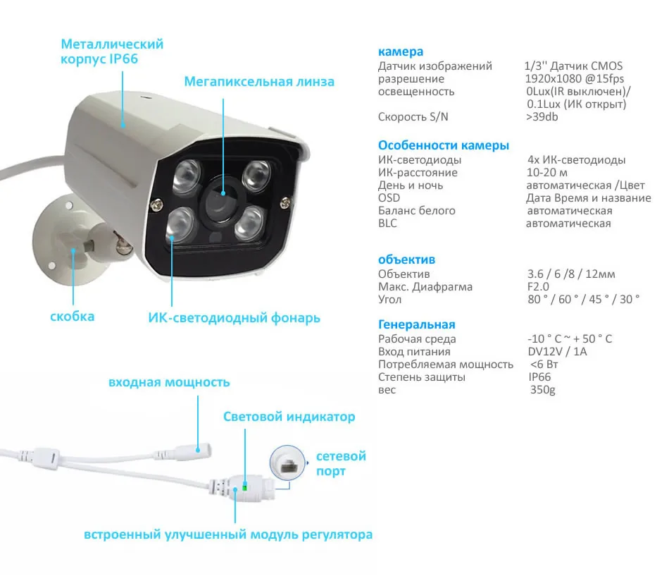 2MP IP camera W54I2T-RU 7-4